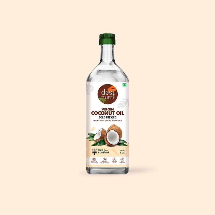 Cold Pressed Virgin Coconut Oil Pack of 3 - 1 Ltr Each