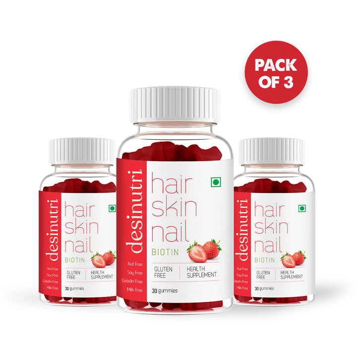 HSN Gummies (Hair,Skin,Nail) Pack of 3