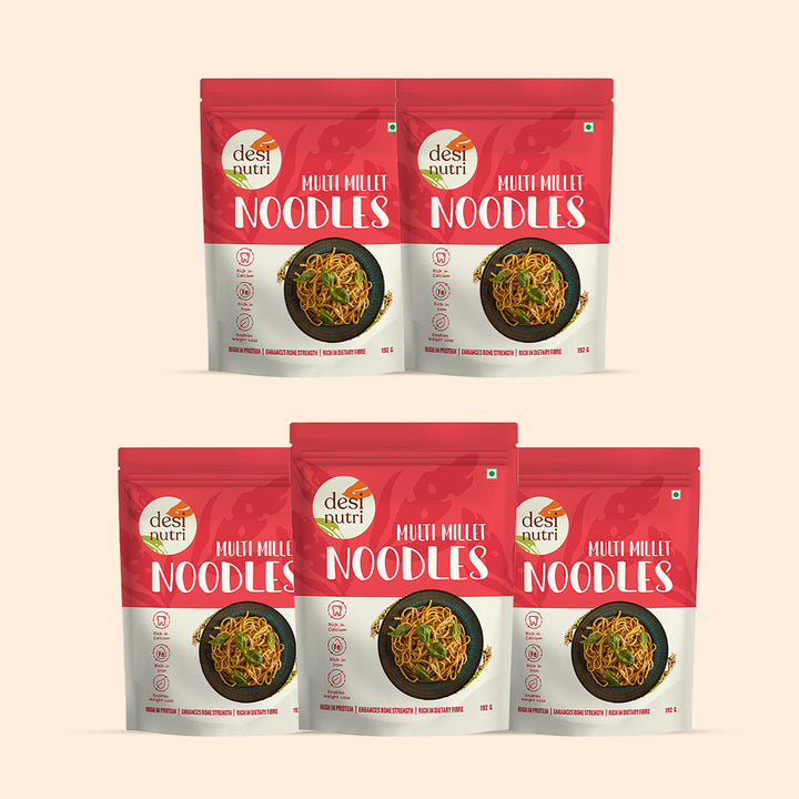Multi Millet Noodles Pack of 5 - 192g Each