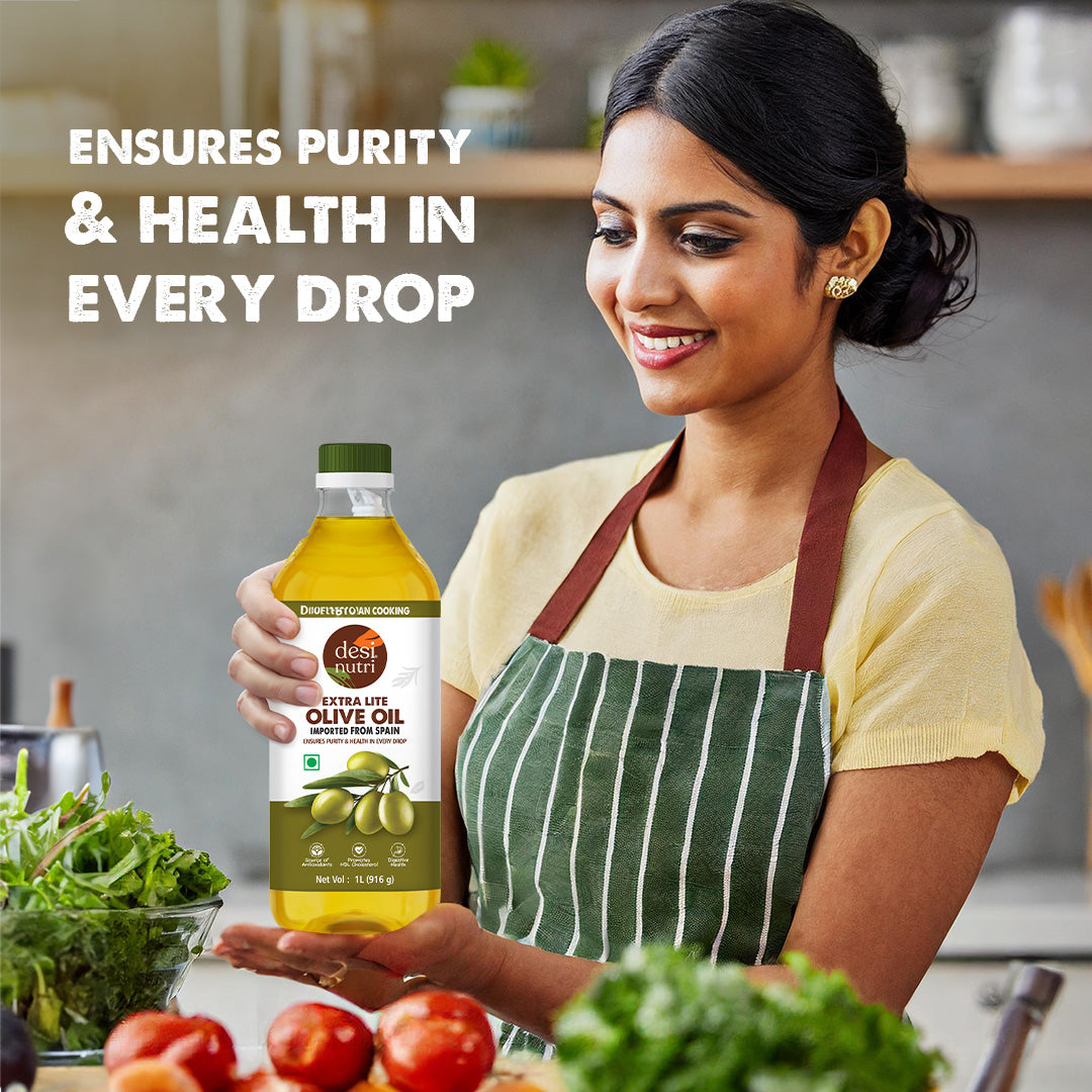 Edible Oils Combo Pack (Olive Oil, Cold Pressed Coconut Oil & Groundnut Oil) - Each 1L