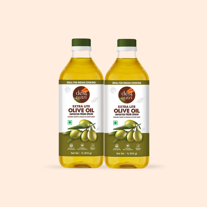 Extra Lite Olive Oil Pack of 2 - 1 Ltr Each