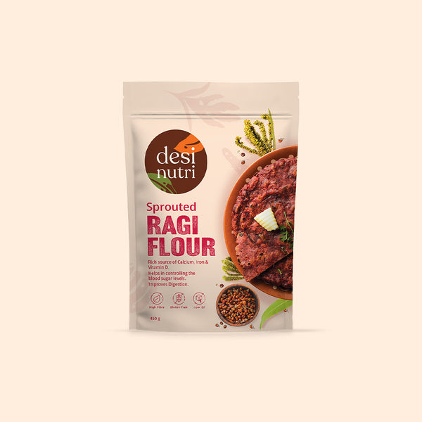 Sprouted Ragi Flour - 450g