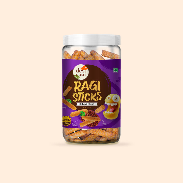 Ragi Sticks Achari Masti - 120g